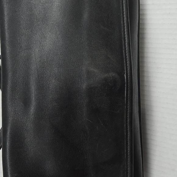 Vintage Coach 9072 Shoulder Bag Black Leather - Picture 2 of 11
